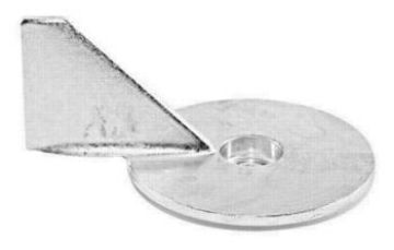 Show details for Mercury-Mercruiser 17264T2 TRIM TAB Zinc Picture of Mercury-Mercruiser 17264T2 TRIM TAB Zinc